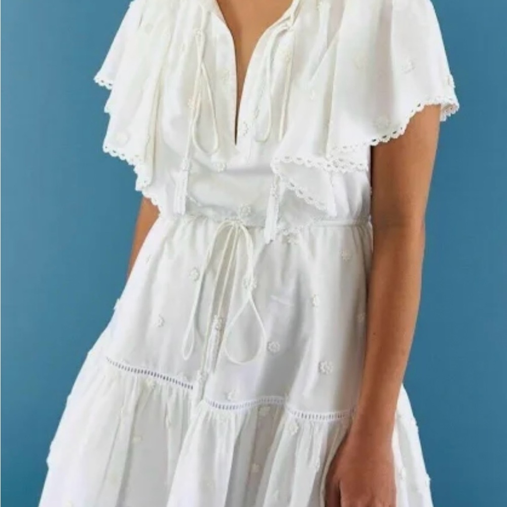 FARM Rio NEW Cream Embroidered Dress - Picture 8 of 8